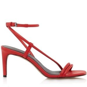 Rebekka Minkoff lipstick red dancing sandals